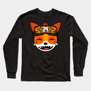 Laughing Gamer Fox PWNZR Long Sleeve T-Shirt